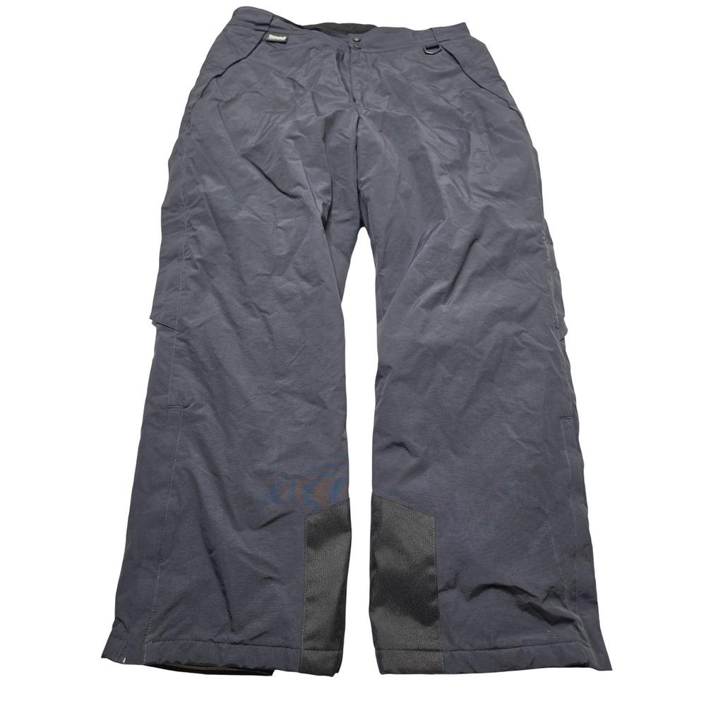 Polar Edge Mens XXL Black Snow Pants Thinsulate Insulated Ski Snowboard Trousers